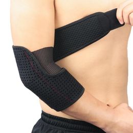 Knie pads elleboog est aankomst1pc mouw verstelbare ademende armen wikkel deksel protector fitness sportkleding accessoires neopreen pote