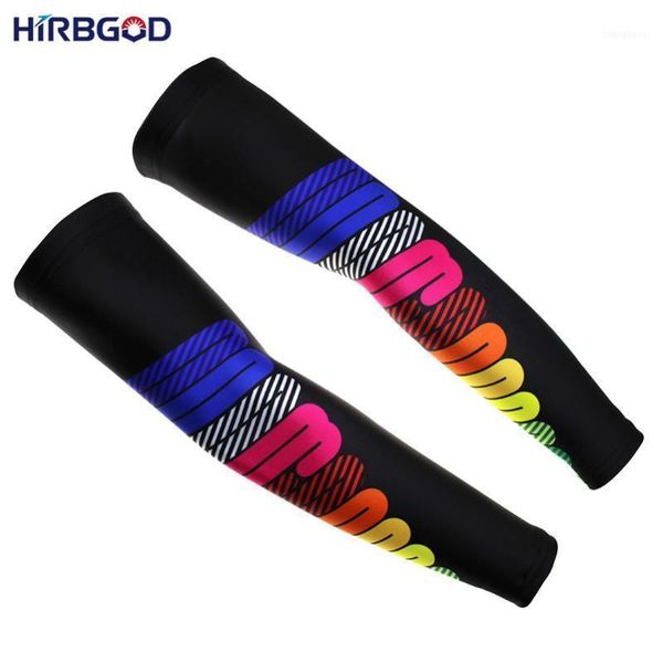 Rodilleras Codo HIRBGOD Protección de equitación Mangas de brazo Calentador de ciclismo colorido Verano MTB Bicicleta Deportes Accesorios XT121