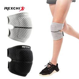 Knie pads elleboog Rexchi Eva Men Women Elastic Kneepad Patella Brace onder druk Ondersteuning Basketbal Running Fitness Protector Sportuitrusting