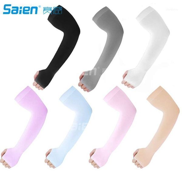 Rodilleras Codo Protección UV Enfriamiento Mangas de brazo Hombres Mujeres Bloqueador solar Enfriador Deportes de protección Correr Golf Ciclismo Baloncesto Conducir Pescado