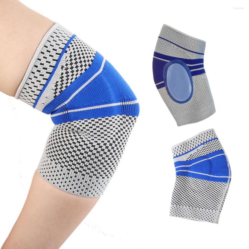 Knee Pads FIRECLUB Sports Spring Elbow Support Sleeve Silicone Anti Collision Adults Elastic Basketball Volleyball Braces