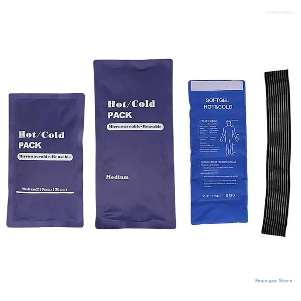 Rodilleras de Gel, paquete frío con hielo, suave, reutilizable, frío/comprimir calor, terapia de frío, regalo