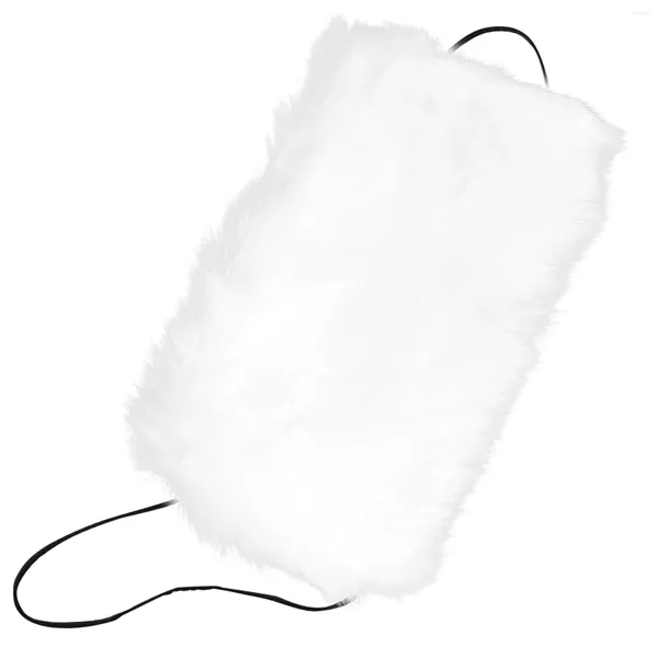 Poussions de genou Glants dames imitation fourrure Hand plus réchauffée épaissisne Faux Femmes Muffs Bébé blanc