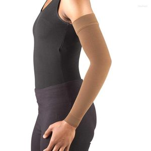 Genouillères Lymphoedème Compression Sleeve 20-30 MmHg Marron Large