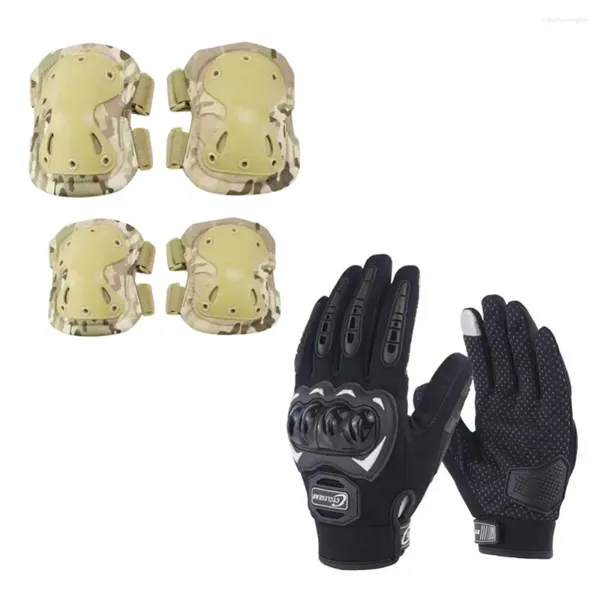 Genoues Accessoires de moto Protection Racing Protection à quatre pièces Sports de voiture électrique et gants de divertissement