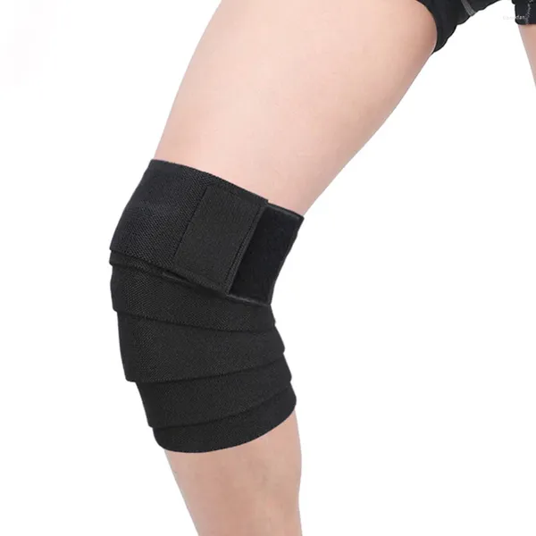 Genouillères en Nylon, bandage de protection coloré à 4 bandes, sangles pressurisées élastiques pour adultes et enfants, sécurité sportive pour le Fitness et la salle de sport