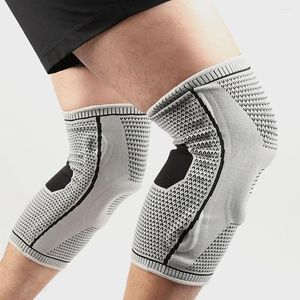 Genouillères en polyester, faciles à porter, sangle complète, construction durable, adaptées à tous les sports