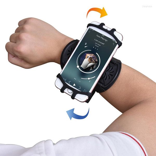 Genouillères Amovible Rotatif Sport Téléphone Bracelet Courir Poignet Sac Génération Conduite À Emporter Navigation Bras Fitness Cyclisme Trave