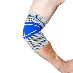 Kniebeschermers Siliconen Elleboog Tennis Sport Baskebal Volleybal Ondersteuning Druk Arm Mouw Crossfit Gewichtheffen Brace