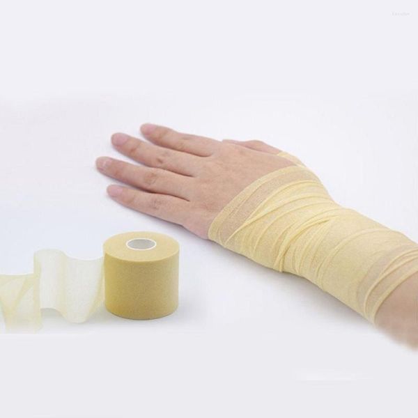 Genouillères, Film de peau éponge, Bandage élastique auto-adhésif, mousse de coude en coton, sous-enveloppe de sport, pré-emballage pour bande athlétique