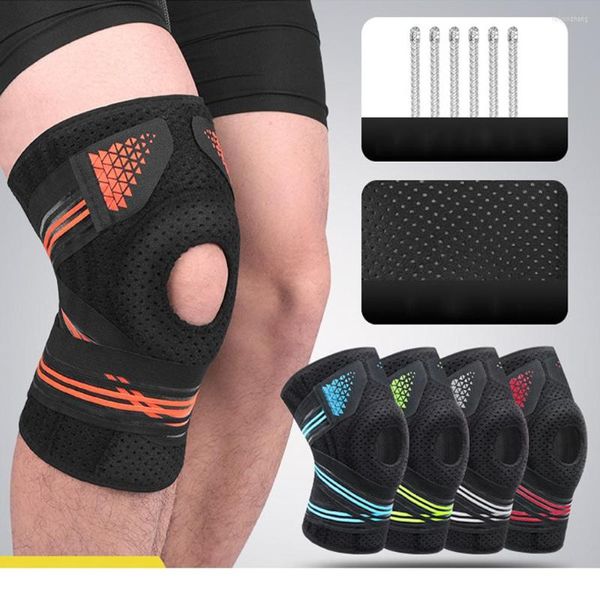 Rodilleras deportivas de compresión Coolfit, Gel de sílice de secado rápido, rótula para artritis, Protector de agujeros para articulaciones, voleibol