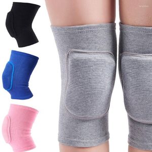 Genouillères de sport à Compression élastique, protection élastique, éponge épaisse, Support pour l'entraînement de danse