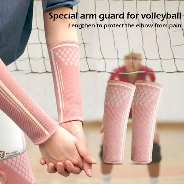 Rodilleras deportivas Muñequeras Voleibol Mangas de brazo Protector Banda Muñeca Compresión Brace Manga Protector de mano Envoltura Sudor Soporte Forear X8y6
