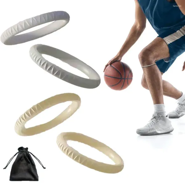 Rodilleras correa rotuliana fina fuerza de baloncesto bucle de articulación banda de rótula cuerda de goma con ejercicio E0c0