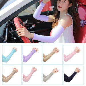 Knie pads unisex koele fietsarm mouw sport warmers anti-uv zonnebrandcrème sport loopt vissen mouwen uv bescherming handomslag