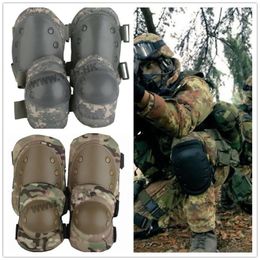 Knie Pads US Army Quality! 4pcs/veel tactische paintball beschermende versnelling elleboog