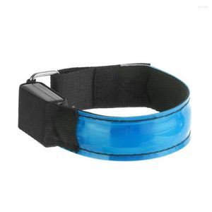 Genouillères, batterie de chargement USB, lumière lumineuse LED, bracelets clignotants, brassard de course de nuit, ceinture de sécurité réfléchissante