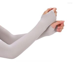 Kniebeschermers UV-bescherming Ice Sleeves Arm Guard Dames Heren Sport Sleeve Warmer Hand Cover Voor Hardlopen Vissen Fietsen Sportentertainment