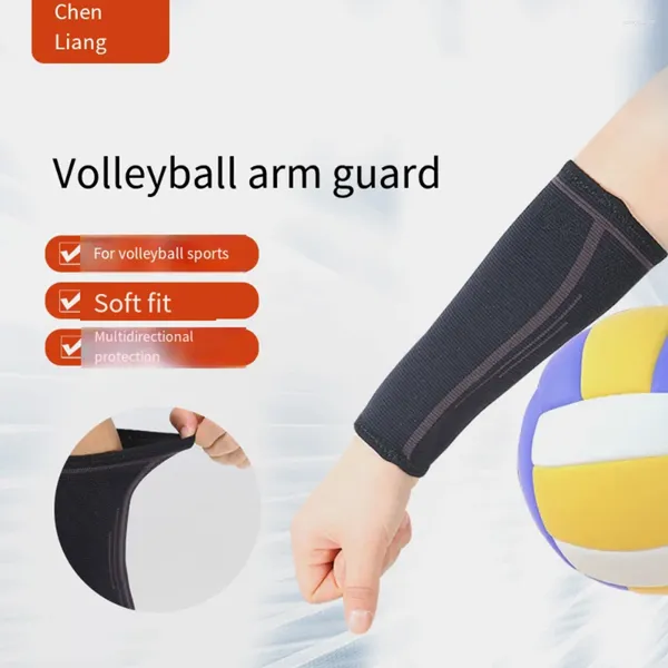 Rodilleras de voleibol, guantes con manga para el brazo, prueba de compresión del antebrazo, soporte de muñeca para entrenamiento, Protector deportivo