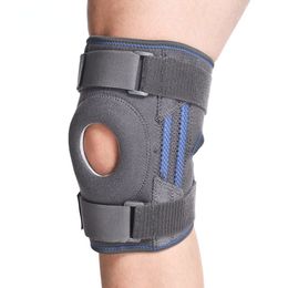 Modas de rodilla con correas Spring de silicona protector para el baloncesto Carrera de artritis de voleibol Padres de rodilla Soporte