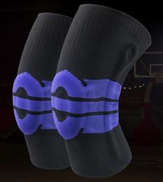 kneepad basketbal knie brace compressie pads ondersteuning lente pad basketbal gebreide sport voetbal voetbal compressie elastische kniehoes