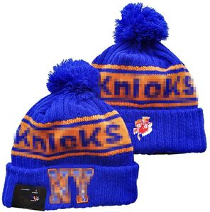 Knicks Bonnets New York équipe de basket-ball nord-américaine Patch latéral hiver laine Sport tricot chapeau crâne casquettes A4