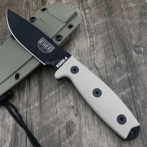 Couteau ESEE-4 couteau d'auto-défense extérieur à lame fixe avec gaine Kydex EDC chasse couteau droit de survie en milieu sauvage couteau de collection