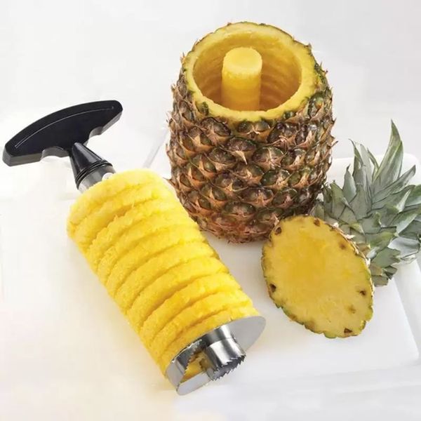 Couteau Cuisine Outil Inoxydable Fruits Ananas Corer Trancheuse Éplucheur Cutter Parer Meilleure Vente Ananas Trancheuses Fruits Couteau Trancheuse FY5284 1110