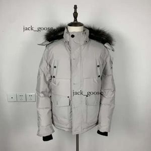 Couteau Knuckles Duster hiver vers le bas Canada veste loisirs manteaux coupe-vent pardessus imperméable preuve Puffer épais Colla vraie fourrure de loup 813