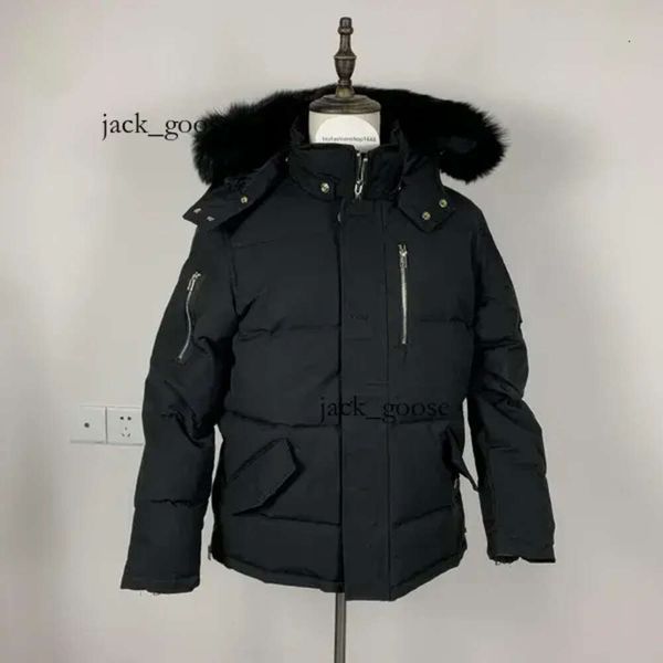 Couteau Knuckles Duster hiver vers le bas Canada veste loisirs manteaux coupe-vent pardessus imperméable preuve Puffer épais Colla vraie fourrure de loup 625