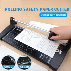 Couteau portable A4 A3 Paper Trimmer Precision Paper Cutter Cutter Hine Office Étiquettes Photo Cutting Mat Hine Office Supplies