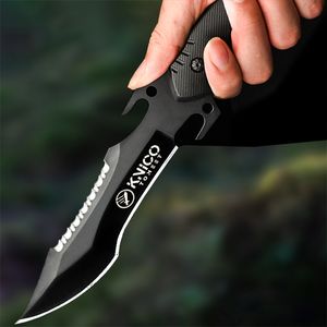 Mes zelfverdediging outdoor survival mes scherp en hoge hardheid veldoverleving met een recht mes