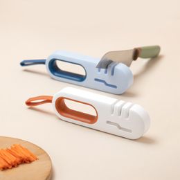 Assemblage de couteaux 4 en 1 Mini Kitchen Knives Ciseaux Affûtage Affûtage en diamant en revêtement Machine de meulage à couteau