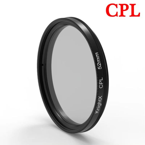 Knightx Phone Camera Macro Lens CPL Star Variable Nd Filter pour iPhone Huawei 37 mm 40,5 mm 52 mm 55 mm 58 mm