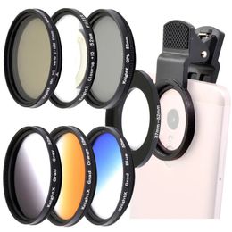 KnightX accessoires universels pour téléphone portable 52MM objectif macro étoile 4 6 8 objectifs de ligne pour téléphone caméra filtre mobile android 231226