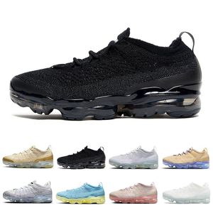 Knit 2023 Hommes Femmes Chaussures de course Sneaker Pure Platinum Black Sail Anthracite Oreo Vibes Oatmeal Baltic Blue Pale Vanilla Tan Womens Trainers Sports 36-46