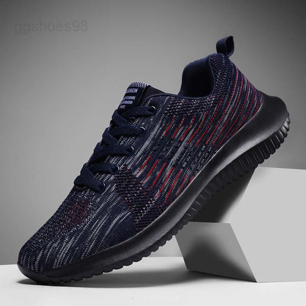 Tricot mouche courir les hommes top top noirs chaussures de qualité de qualité gris blue arbiners sportifs de baskets taille 39-45 code 97-2065