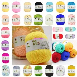 Baby baby bricolage 50g 6ply Cashmere Sweater SuperSoft Crochet Colorful Knitting Scarf Craft Filcraft Wool Babycare