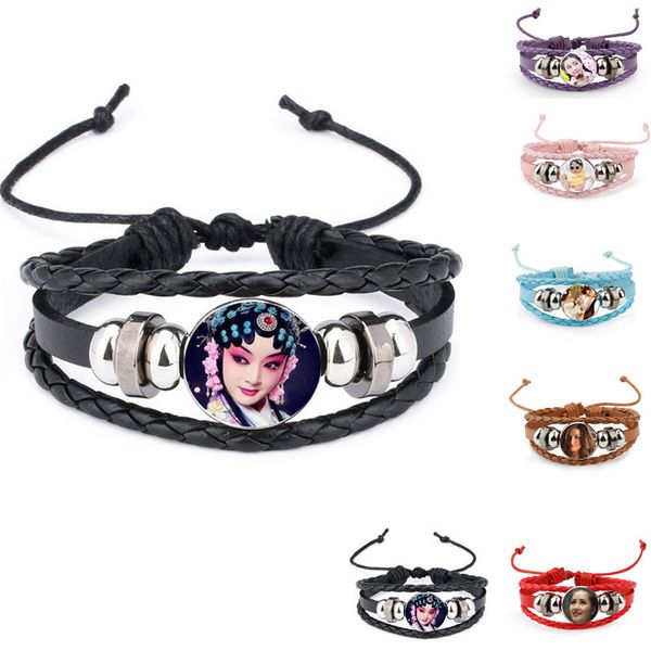 Bracelets tricotés en peau de vache pour sublimation, à la mode, pour impression par transfert thermique, bijoux personnalisés, vente en gros