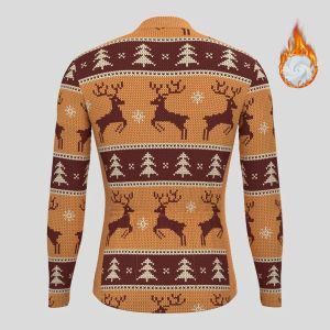 Christmas tricoté laide sweet hommes hiver thermique en thermique jersey jersey à manches longues à manches longues