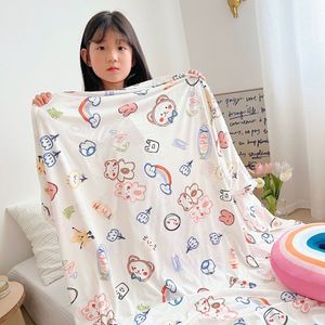 Coton coton en tricot pour enfants du canapé de couverture pour enfants