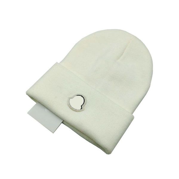 Chapeau tricoté automne hiver chaud hommes femmes amoureux bonnets froids simple marque européenne américaine classique pull de rue taille unique chapeaux tricotés
