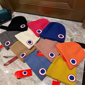 Gebreide Mutsen Kleurrijke Muts Met Rond Patroon Beanie Cap Designer Skull Caps voor Man Vrouw 10 Kleur