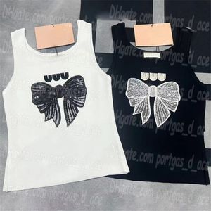 Gebreide tanktops dames singlet tanks lente zomer mouwloze tees klassiek zwart witte casual breis singlets