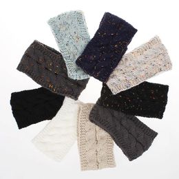 Bandeau torsadé tricoté 21 couleurs pour femmes, en acrylique, pour Sports d'hiver, chauffe-oreilles, bandeau, accessoires pour cheveux à la mode