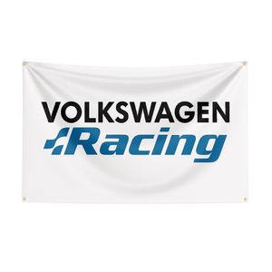 Tricoter 3x5 VW Racing Flag Polyester Imprimé Racing Car Banner pour décor