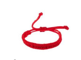 Bracelet à tricoter l'année de la corde rouge originale noyau de pêche Bracelet à tricoter Bracelet cadeau wy152