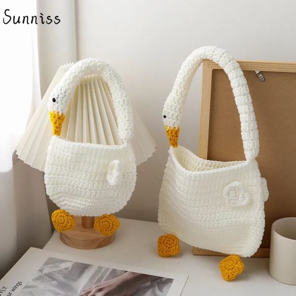 Tricoter des sacs à main en fourchette à crochet mignon sac à main