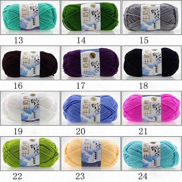 Fil à tricoter Chic Coton Doux Bambou Crochet Tricot Bébé Tricot Laine Fil Nouveau Chunky Main Tissé Couleurs Tricot Scores Laine Fil