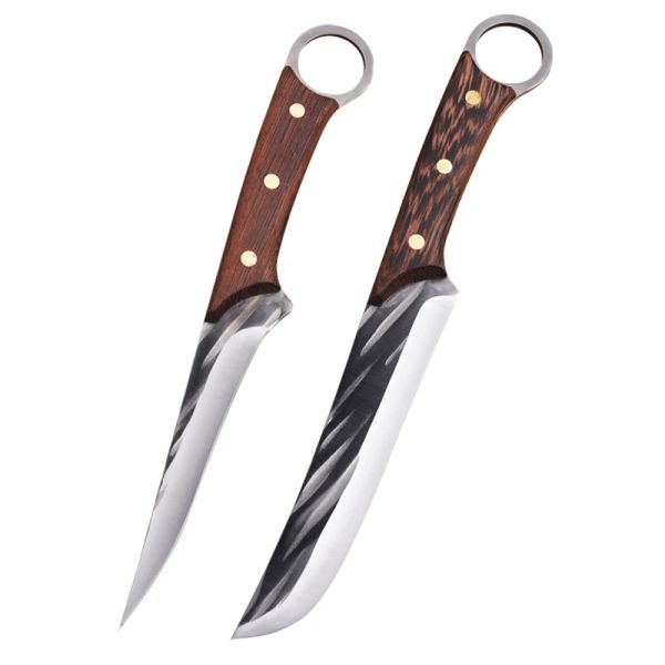 Cuchillos para barbacoa, cuchillo para deshuesar, rebanador, cuchillo de carnicero de acero inoxidable 5cr15, cuchillo de carnicero de cocina, cuchillo para frutas y verduras